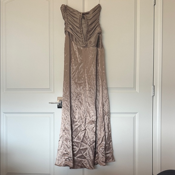 Meshki Taupe Maxi Dress - Picture 2 of 2